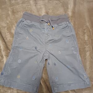 GAP Kids Gray Shorts with Colorful Embroidery